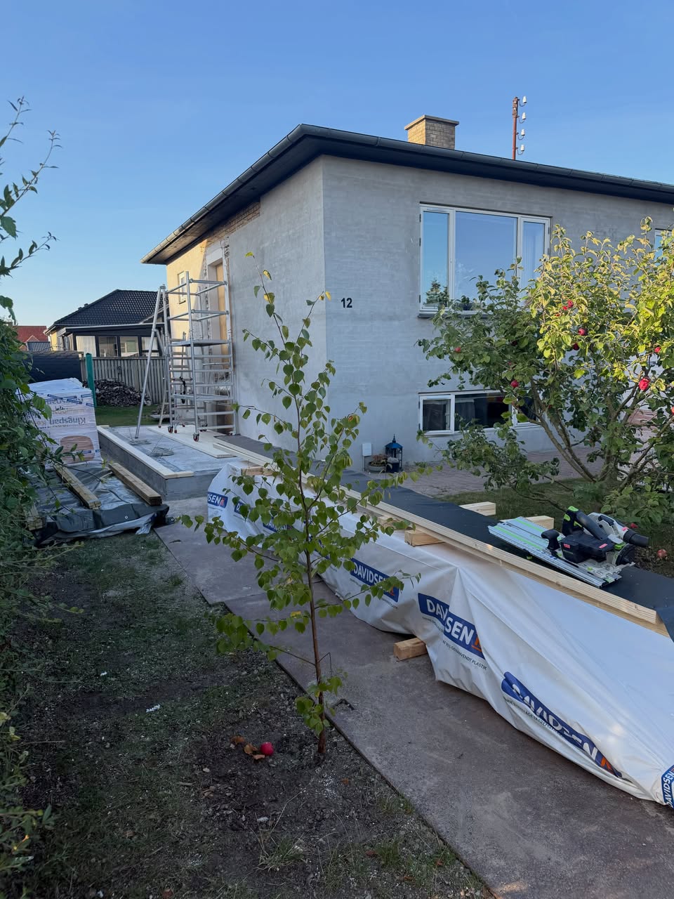 Tilbygning · 2. etape – projektfoto fra MNP Byggeri